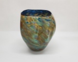 Impressionist Amorphic Vase by Seattle Glassblowing Studio