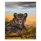 Black Leopard Cub by Katon Original