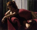 Rojo Sillon III by Fabian Perez