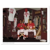 Pete Rose and Morgan in Clubhouse by Rose, Pete