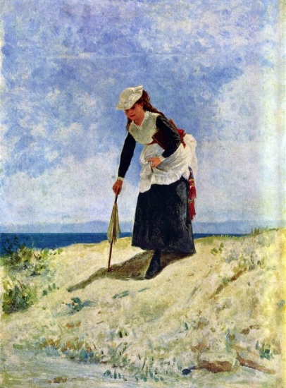 Giuseppe de Nittis - Girls at the Beach