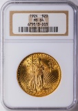 1924 $20 Saint Gaudens Double Eagle Gold Coin NGC MS64