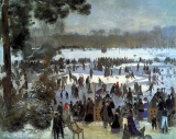 Renoir - Skating Runners In The Bois De Bologne