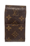 Louis Vuitton Brown Monogram Canvas Leather Cigarette Holder Case