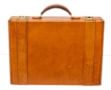 Louis Vuitton Orange Vintage Trunk Luggage Travel Bag