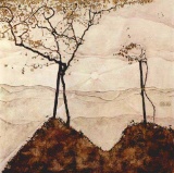 Egon Schiele - Autumn Sun And Trees