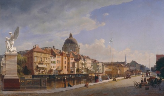 Eduard Gaertner - Rear View of the Houses