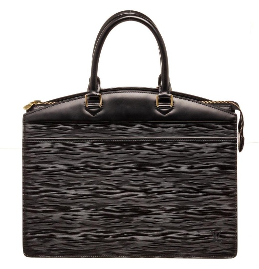 Louis Vuitton Black Epi Riviera Tote Bag
