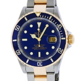Rolex Submariner Date Steel & 18K Yellow Gold Blue Dial Wristwatch