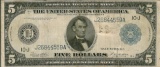 1914 $5 Federal Reserve Bank Note
