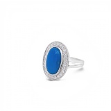 14K Turquoise Ring 2.60 ct