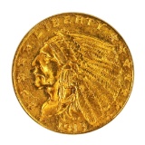 1913 $2.5 Indian Head Quarter Eagle Gold Coin CU