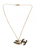 Chanel Gold CC Charm Necklace
