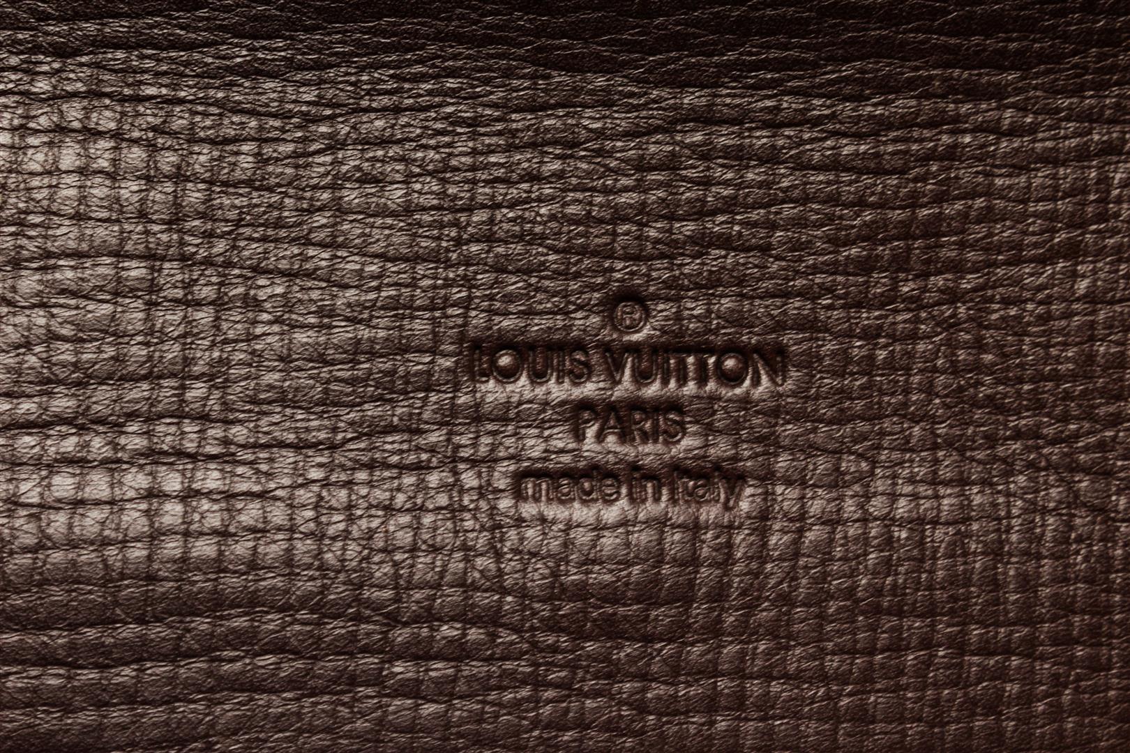 Louis Vuitton Lv Bohemerun Clutch Clutch Brown Leather Auction