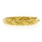 Judith Ripka 18K Yellow Gold Unique Textured Puffed Braided Open Bangle Bracelet