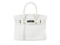 Hermes White Clemence Birkin 30