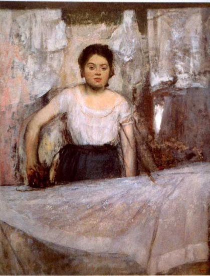 Edgar Degas - Woman Ironing