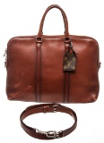 Louis Vuitton Brown Leather Porte Documents Voyage Briefcase Bag