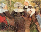 Paul Gauguin - The Dance of 4 Women of Breton
