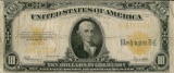 1922 $10 Gold Certificate Bank Note