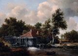 Meindert Hobbema - A Watermill