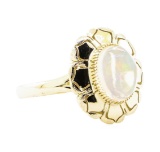 2.50 ctw Opal Ring - 14KT Yellow Gold