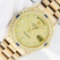 Rolex Mens 18K Yellow Gold Day Date President Champagne Diamond & Sapphire Watch