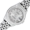 Rolex Quickset Gray Roman Diamond Bezel Datejust Wristwatch 26MM