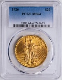 1926 $20 St. Gaudens Double Eagle Gold Coin PCGS MS64
