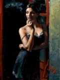 At the Door by Fabian Perez