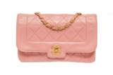 Chanel Pink Quilted lambskin Diana Flap Bag