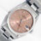 Rolex 31MM Salmon Arabic Datejust Wristwatch With Oyster Band