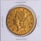 1907 $20 Liberty Head Double Eagle Gold Coin VF
