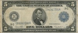 1914 $5 Federal Reserve Bank Note