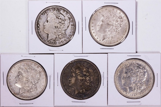 1887-1891 Morgan Silver Dollar Coin Collector's Set