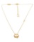 Louis Vuitton Gold-tone Collier LV Angel Pendant Necklace