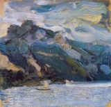 Richard Gerstl - Lake Traunsee with Mountains