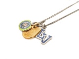 Louis Vuitton x LOL Silver-tone Charm Necklace