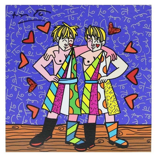 Gemini Boys (White) by Britto, Romero