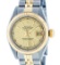 Rolex Ladies 2T Yellow Gold & Stainless Steel Champagne Index Wristwatch 26MM