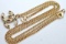 Chanel Gold-tone Chain CC Rhinestone Pendant Necklace