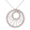 2.60 ctw Diamond 14KT White Gold Pendant/Necklace