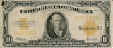 1922 $10 Gold Certificate Bank Note
