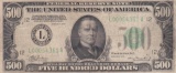 1934 $500 Federal Reserve Note