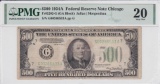 1934A $500 Federal Reserve Note Chicago