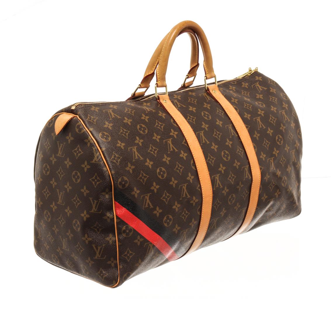 Louis Vuitton Tan Epi Leather Keepall 50 Travel Bag Auction