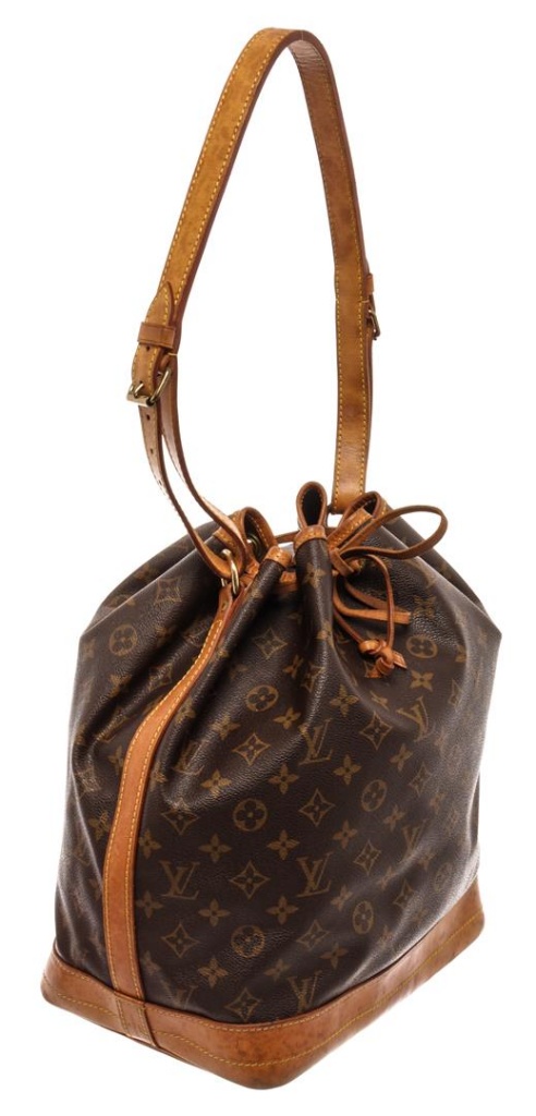 Louis Vuitton Noe Gm Bucket Bag Brown Monogram Canvas Auction