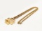 Chanel Vintage Gold-tone Metal CC Spring Flower Long Necklace