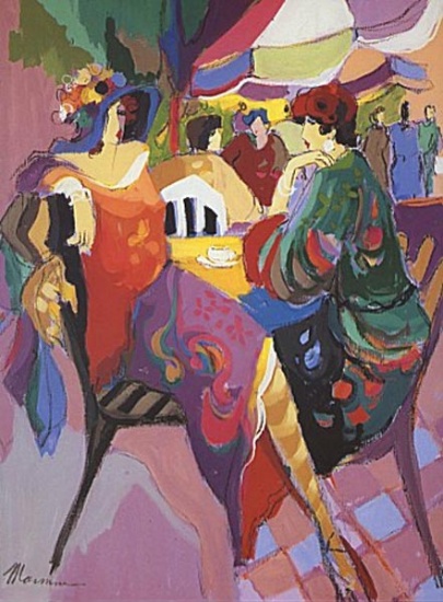 Corner Cafe by Isaac Maimon