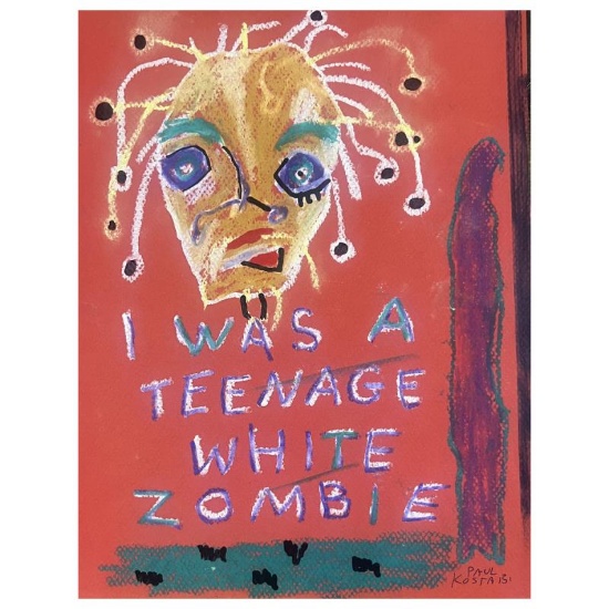 I Was a Teenage White Zombie by Kostabi Original